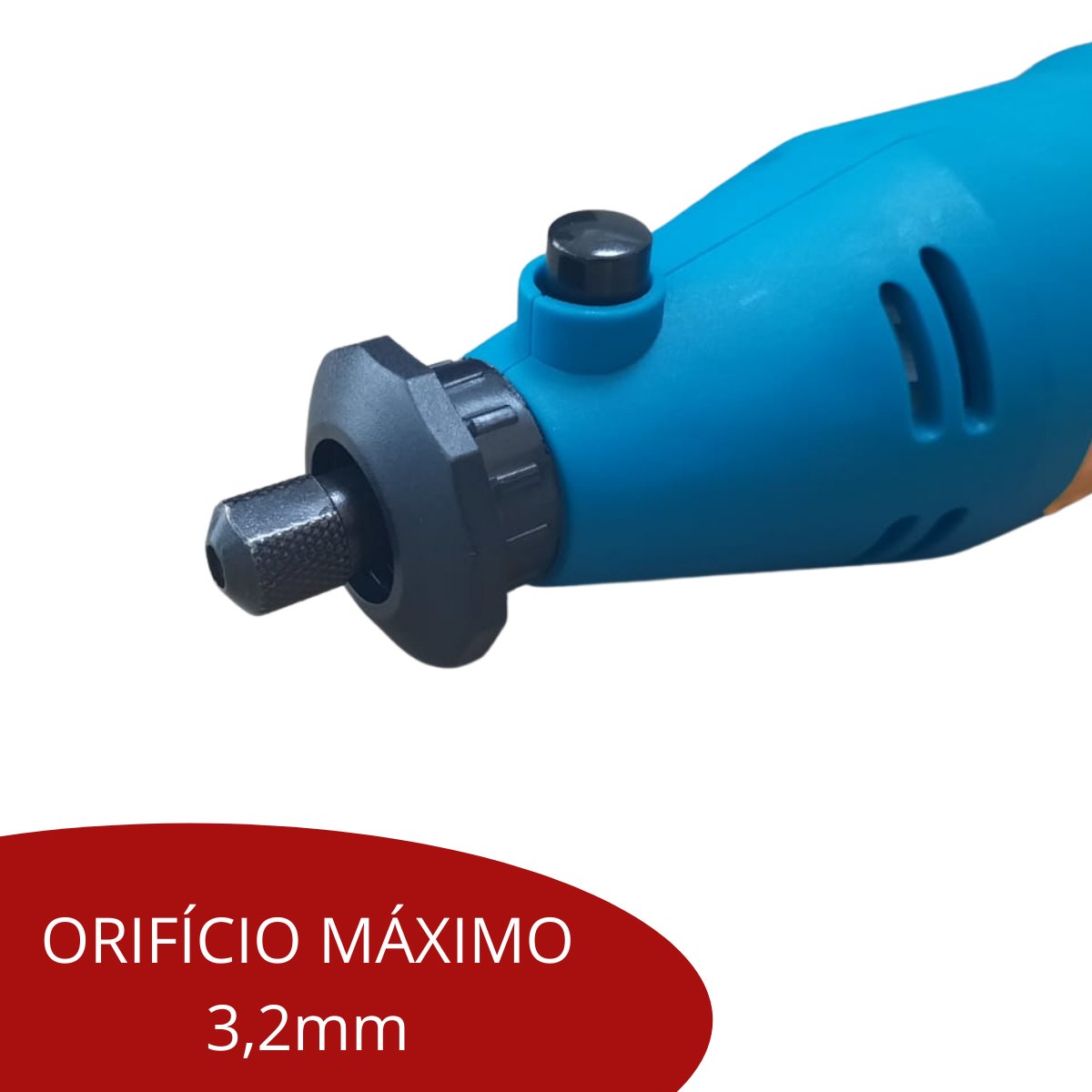 Kit Micro Retífica 40 Pçs Acessórios Ferramentas 250w C/ Maleta Retificadeira 110v Importway Iwkmr40 - 6