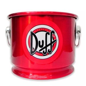 Balde de Gelo em Alumínio Grande 12 L - Cerveja Duff