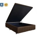Ver imagem 1 de Cama Box Baú Casal Gold AColchões Matelado Marrom 41x138x188