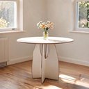 Ver imagem 2 de Mesa Redonda Arco 90cm MDF 4 Lugares Byhouse
