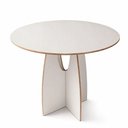 Ver imagem 3 de Mesa Redonda Arco 90cm MDF 4 Lugares Byhouse