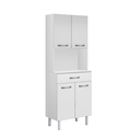 Ver imagem 1 de Paneleiro 4 Portas 1 Gaveta Mdp Branco Aramóveis