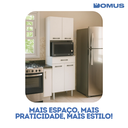 Ver imagem 3 de Paneleiro 4 Portas 1 Gaveta Mdp Branco Aramóveis