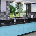 Ver imagem 3 de Janela de Correr 2 Folhas S/ Grade Aluminio Preto 1.00 X 1.20 Linha Modular - Hale