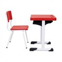 Ver mais imagens de Kit Escolar Individual – (Mesa e Cadeira) – Juvenil 06 a 09 Anos – Realplast - Cor Vermelho - 41082