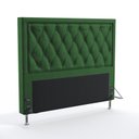 Ver imagem 2 de Kit Cabeceira Decorativa Para Cama Box Centaurus 160 Para Cama Queen e Calçadeira Sagitarius Sued Ve