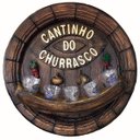 Ver imagem 1 de Pingometro Tampa de Barril Decor - Cantinho do Churrasco - 5 Copos