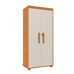 Armário para Lavanderia 2 Portas Nature Off White Plaka Jm Móveis - 2