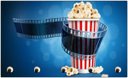 Ver imagem 1 de Porta Chaves Pipoca Filmes Cinema Organizador Chaveiros