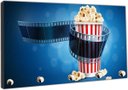 Ver imagem 2 de Porta Chaves Pipoca Filmes Cinema Organizador Chaveiros