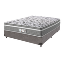 Ver imagem 1 de Cama Box Cinza e Colchão Casal Evolution Molas Ensacadas Probel