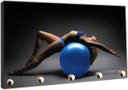 Ver imagem 2 de Porta Chaves Fitness Academias Pilates Ginástica Organizador Chaveiros