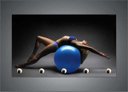 Ver imagem 1 de Porta Chaves Fitness Academias Pilates Ginástica Organizador Chaveiros