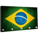 Ver imagem 3 de Porta Chaves Bandeira Do Brasil Países Decorações Organizador Chaveiros