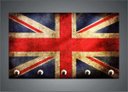 Ver imagem 3 de Porta Chaves Bandeira Da Inglaterra Países Decorações Organizador Chaveiros