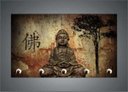 Ver imagem 2 de Porta Chaves Budismo Buda Budista Religiosidade Chácras Ioga Meditação Organizador Chaveiros