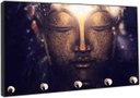 Ver imagem 2 de Porta Chaves Budismo Buda Budista Religiosidade Chácras Ioga Meditação Organizador Chaveiros