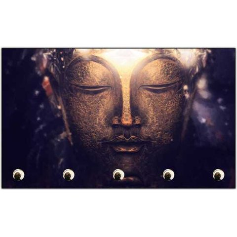 Porta Chaves Budismo Buda Budista Religiosidade Chácras Ioga Meditação Organizador Chaveiros