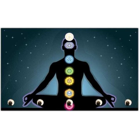 Porta Chaves Budismo Buda Budista Religiosidade Chácras Ioga Meditação Organizador Chaveiros