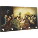 Ver imagem 3 de Porta Chaves Santa Ceia Apóstolos Jesus Religiosidade Organizador Chaveiros