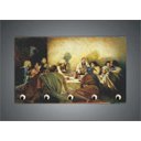 Ver imagem 2 de Porta Chaves Santa Ceia Apóstolos Jesus Religiosidade Organizador Chaveiros