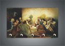 Ver imagem 2 de Porta Chaves Santa Ceia Apóstolos Jesus Religiosidade Organizador Chaveiros