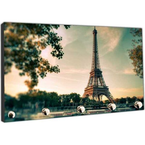 Porta Chaves Paris Torre Eiffel Organizador Chaveiros