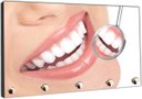 Ver imagem 3 de Porta Chaves Dentista Odontologia Consultórios Dentes Aparelho Sorriso Organizador Chaveiros