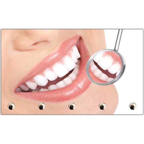 Porta Chaves Dentista Odontologia Consultórios Dentes Aparelho Sorriso Organizador Chaveiros