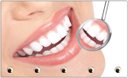Ver imagem 1 de Porta Chaves Dentista Odontologia Consultórios Dentes Aparelho Sorriso Organizador Chaveiros