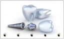 Ver imagem 1 de Porta Chaves Dentista Odontologia Consultórios Dentes Aparelho Sorriso Organizador Chaveiros