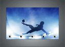 Ver imagem 2 de Porta Chaves Esportes Futebol Jogador Sala De Jogos Decorações Organizador Chaveiros