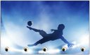Ver imagem 1 de Porta Chaves Esportes Futebol Jogador Sala De Jogos Decorações Organizador Chaveiros