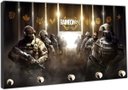 Ver imagem 2 de Porta Chaves Games Jogos Rainbow Six Organizador Chaveiros