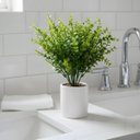 Ver imagem 2 de Kit 6 Galhos Folhagens Artificiais de Eucalipto Cor:verde