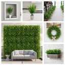 Ver imagem 2 de Kit 5 Galhos de Folhagem Eucalipto Artificial para Enfeite Cor:verde