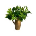 Ver imagem 3 de Kit 15 Maços de Folhagem Artificial para Muro Inglês Hera Verde Cor:verde