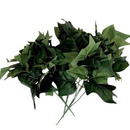 Kit 6 buques folhagens complemento decorativo hera artificial Cor:Verde - 2