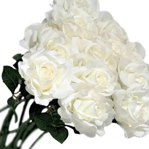 Flores Artificiais Kit com 20 Hastes de Rosas em Silicone Realistas Com Toque  Real Diferenciado | MadeiraMadeira
