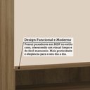 Ver imagem 5 de Armário Aéreo Maleiro Modulado 2 Pts 165cm Veneza Luciane Mó Avelã Pf/arenas Pf