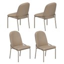 Ver imagem 3 de Kit com 4 Cadeiras para Sala de Jantar Rubi