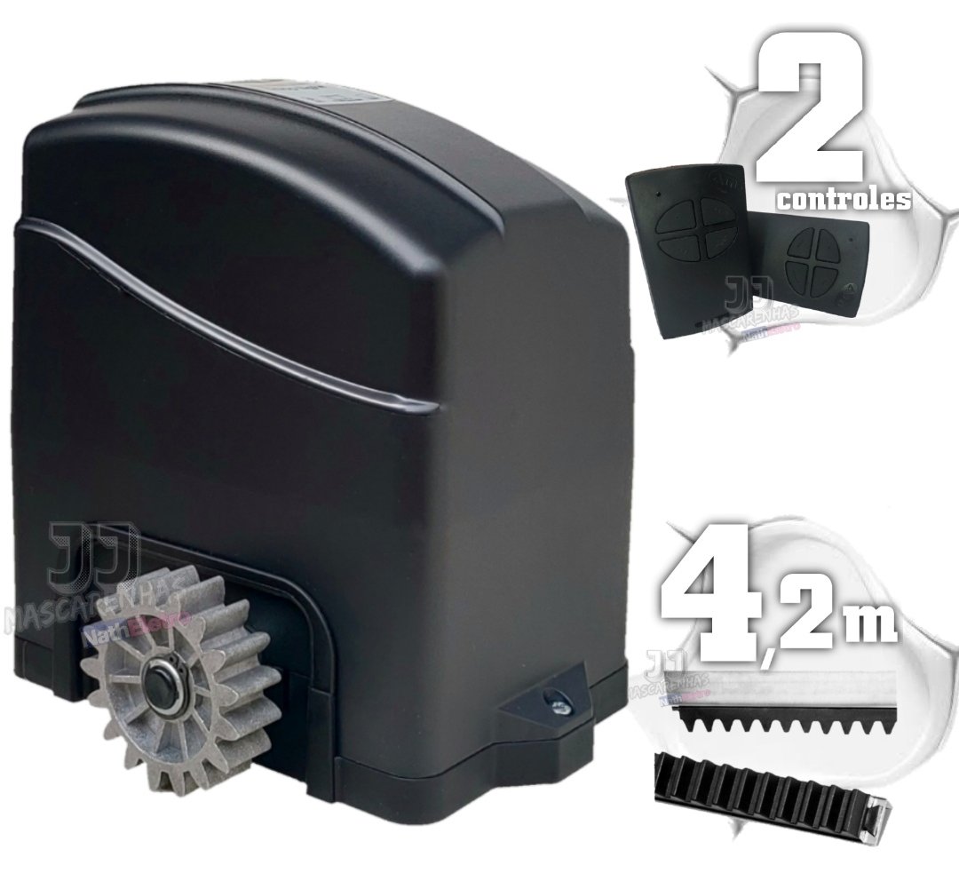 Motor para portão de correr completo Trino Ligth AGL 2c 4,2m - 220V ...