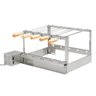 Churrasqueira Giratória 5 Espetos Inox Gira Grill Bivolt - 1