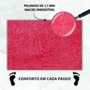 Ver imagem 6 de Tapete Passadeira 50x100cm Classic Peludo Liso Rosa Pink