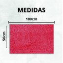 Ver imagem 4 de Tapete Passadeira 50x100cm Classic Peludo Liso Rosa Pink
