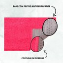 Ver imagem 5 de Tapete Passadeira 50x100cm Classic Peludo Liso Rosa Pink