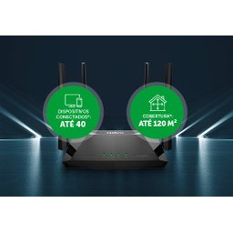 Roteador Wifi 5 Dual Band AC1200 Wi-Force Intelbras W5-1200G Repetidor Wireless 2,4GHZ E 5GHz Portas - 10