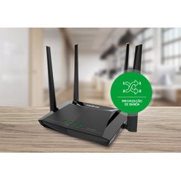 Roteador Wifi 5 Dual Band AC1200 Wi-Force Intelbras W5-1200G Repetidor Wireless 2,4GHZ E 5GHz Portas - 8