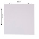 Ver imagem 5 de Mesa de Jantar Quadrada 60 cm Tampo Branco em MDP Base Alpha Inox