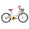 Bicicleta Infantil Caloi Barbie Aro 20 - Branco - 1